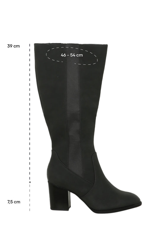 Bottes classiques à talons-Paprika-13