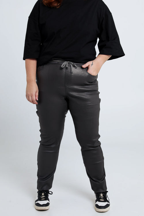 Jegging slim Lolly en coton-Paprika-1