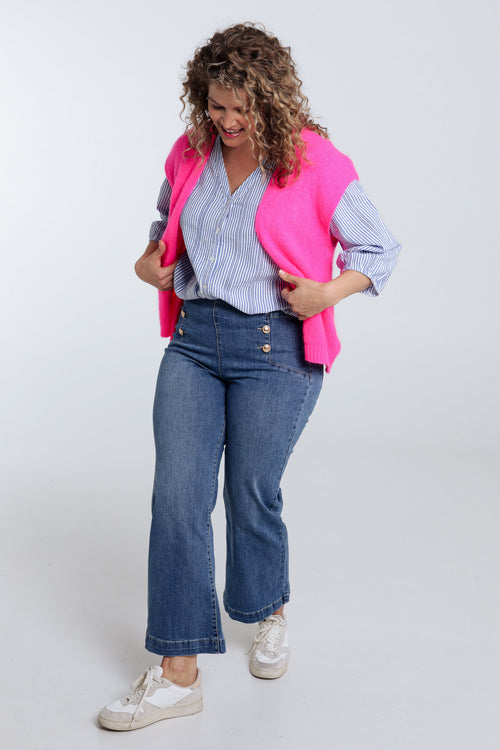 Gilet sans manches uni-Paprika-8