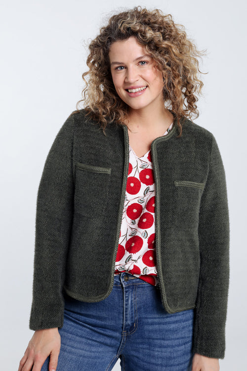 Veste habillée unie-Paprika-1