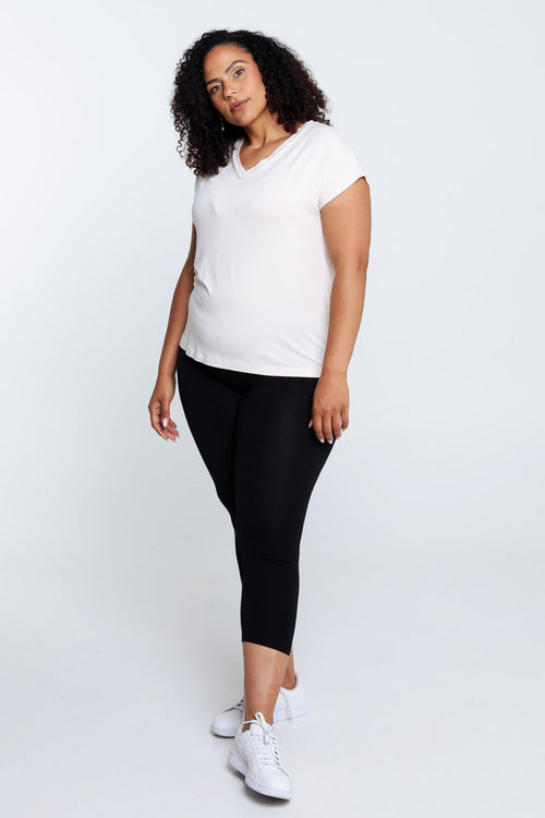 Legging 7/8 en viscose-Paprika-7