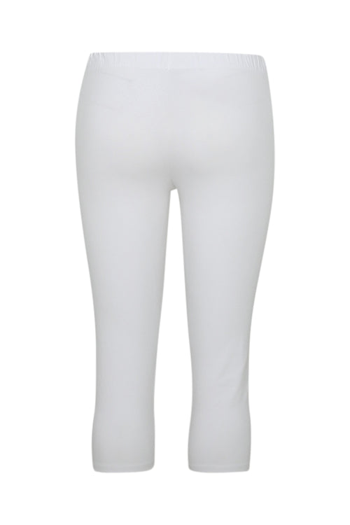 Corsaire legging en coton uni-Paprika-2