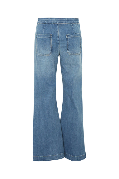 Pantalon Palazzo avec 6 boutons-Paprika-9