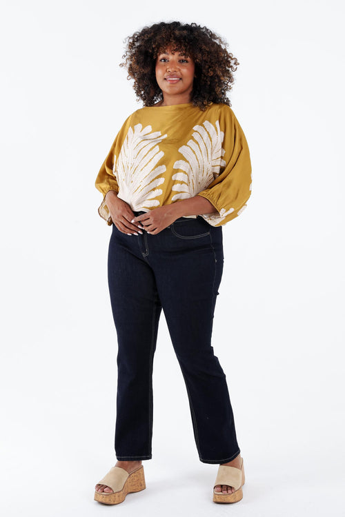 Jeans droit Mia L32-Paprika-8