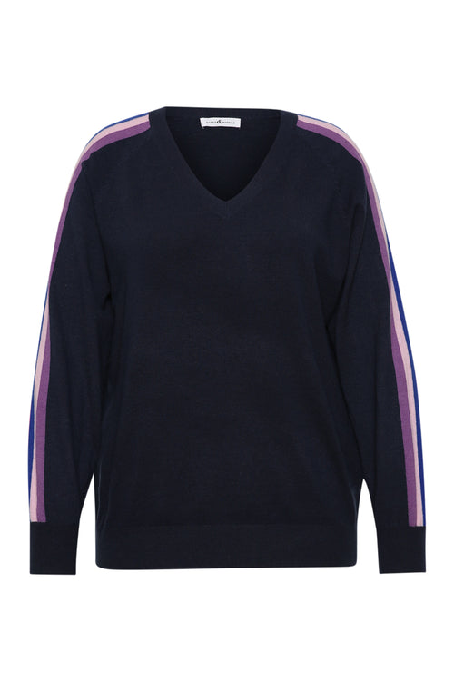 Pull uni bande sport-Paprika-1