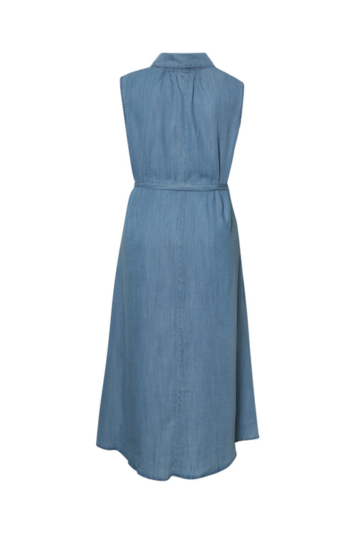 Robe en tencel unie-Paprika-5