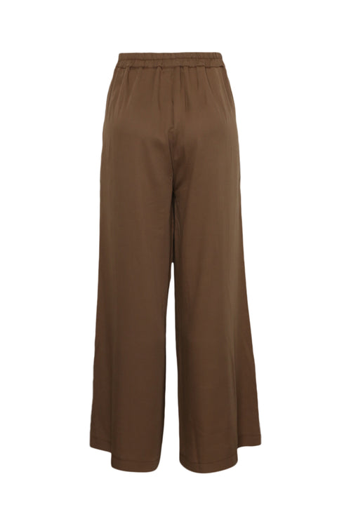 Pantalon tencel jambes larges uni-Paprika-9