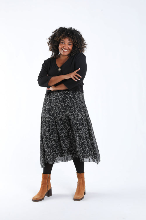 Robe 2 en 1 imprimé floral-Paprika-7