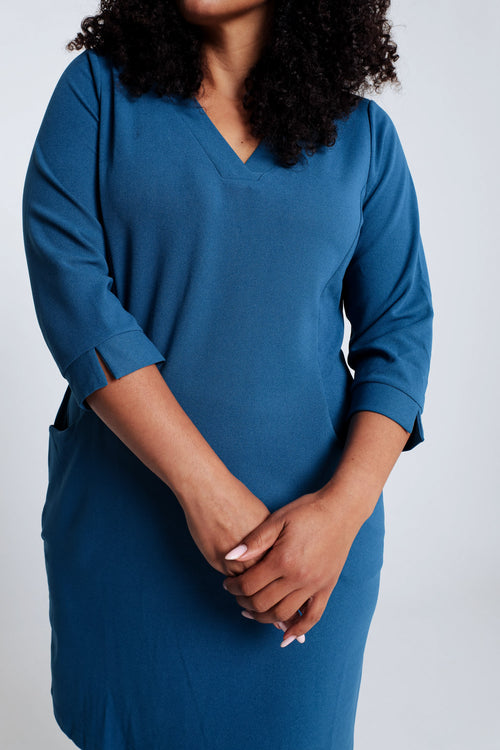 Robe housse unie-Paprika-5