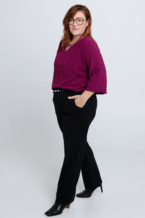 T-shirt avec lurex et bijou-Paprika-7