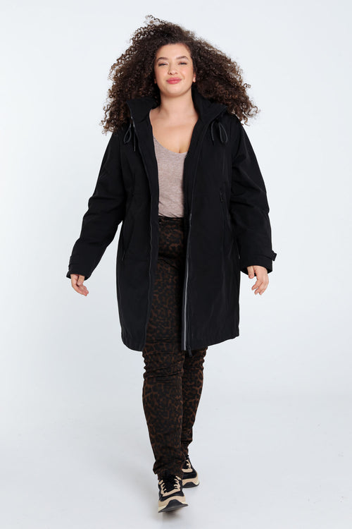 Parka à capuche amovible-Paprika-7