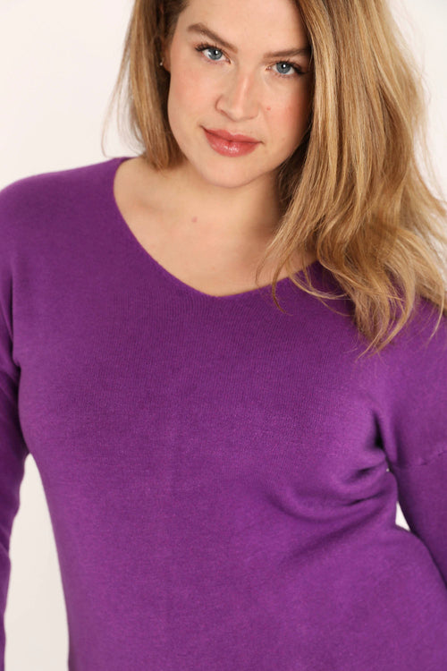 Pull en viscose uni-Paprika-5