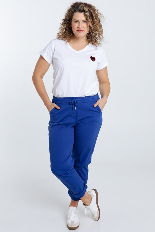 Pantalon chino en coton uni-Paprika-9