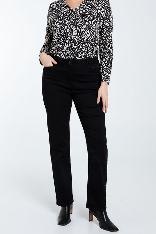 Pantalon droit Mia L32-Paprika-1