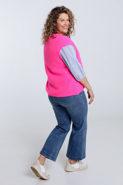 Gilet sans manches uni-Paprika-2
