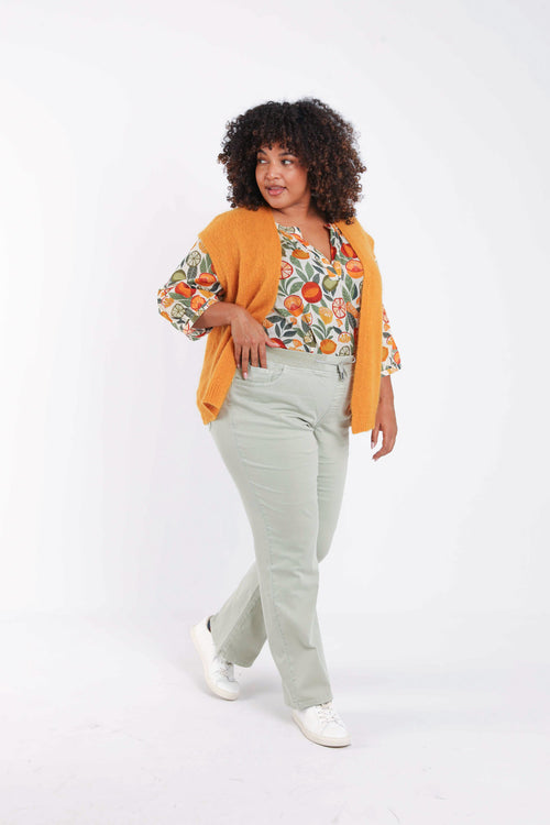 Gilet sans manches uni-Paprika-7