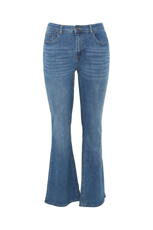 Jeans bootleg Lara L34-Paprika-10