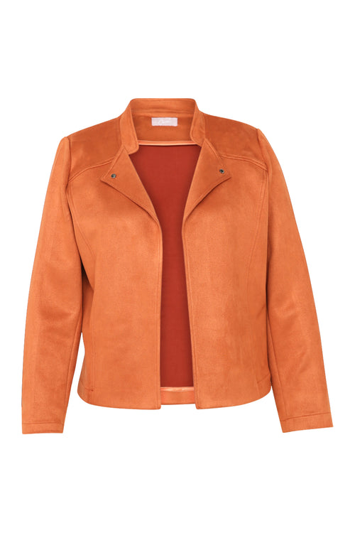 Veste effet suédine-Paprika-9