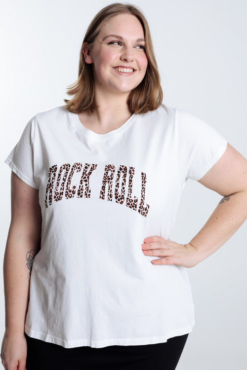 T-shirt en coton Rock Roll-Paprika-1