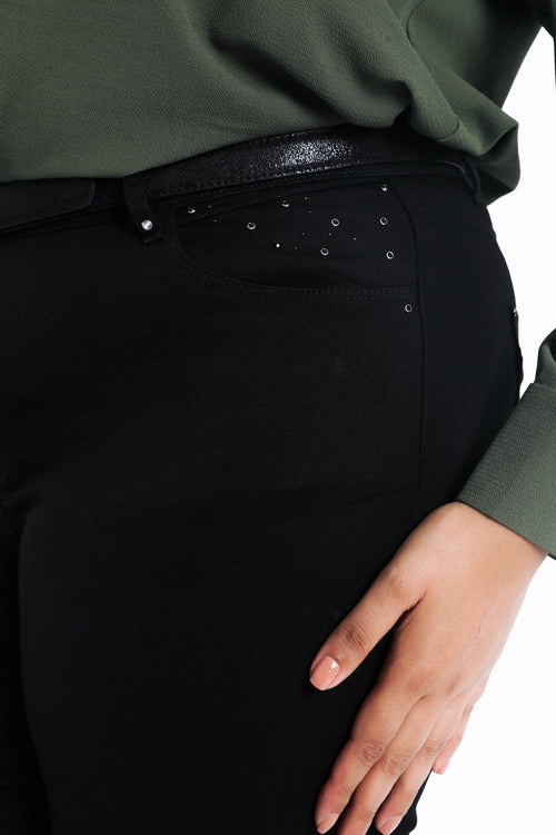 Pantalon bootleg Lara L 32-Paprika-3