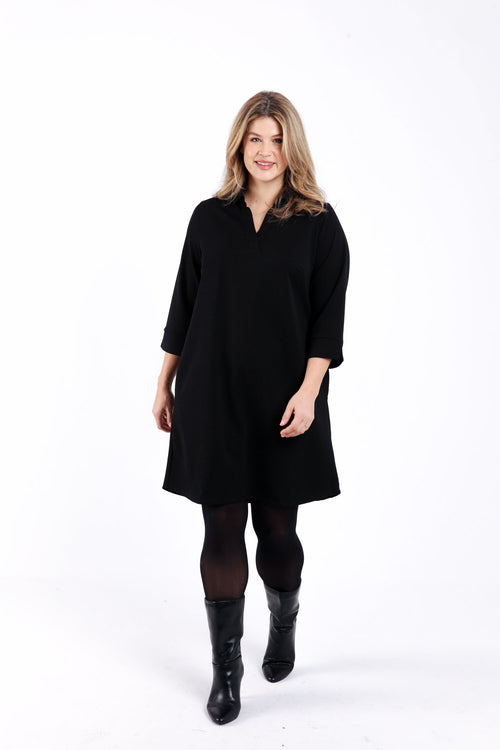 Robe courte unie-Paprika-6