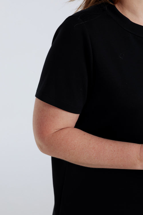 Robe longue en viscose unie-Paprika-6