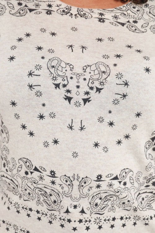 Pull imprimé bandana-Paprika-4