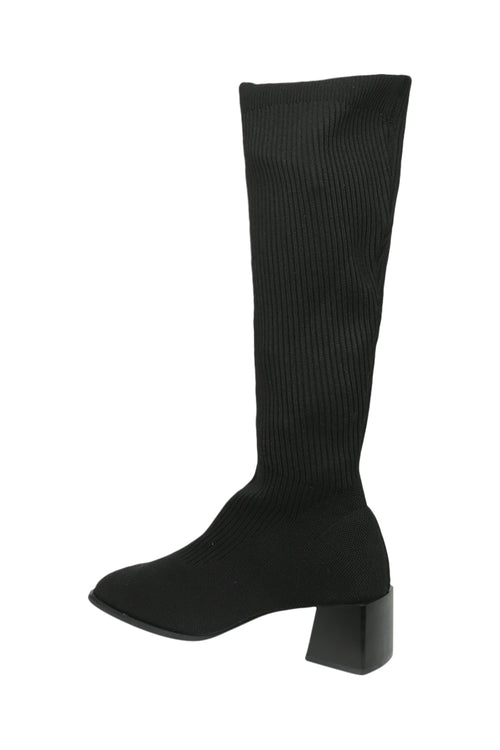 Bottes chaussettes mollets larges-Paprika-4