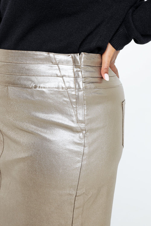 Jupe courte unie-Paprika-6