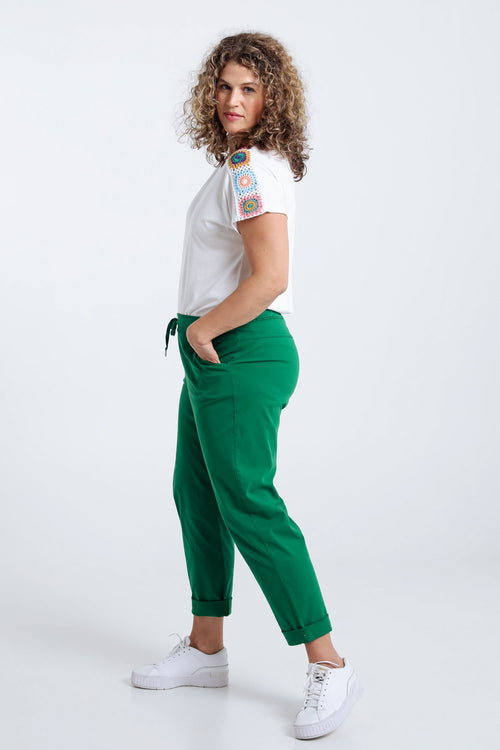 Pantalon chino en coton léger-Paprika-7