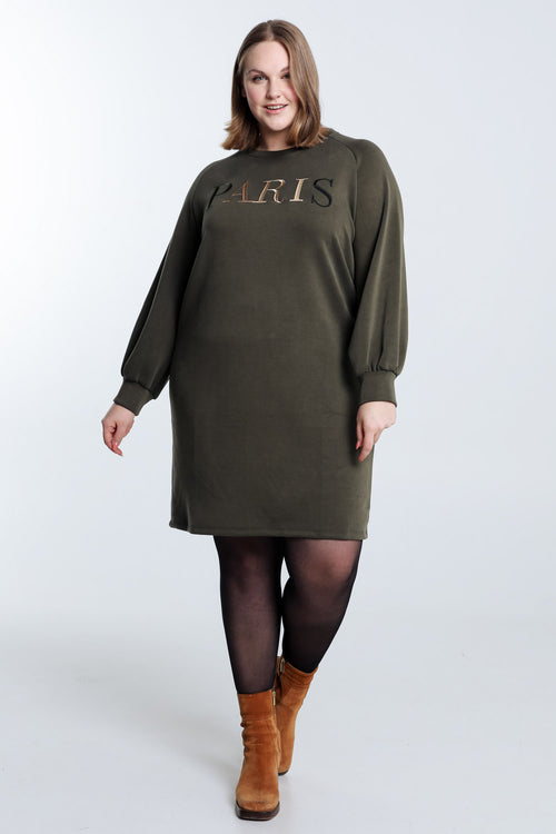 Robe sweat broderie Paris-Paprika-7