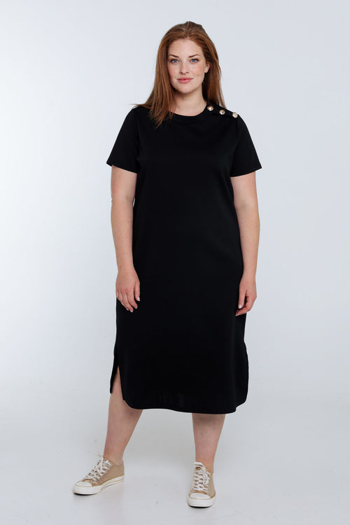 Robe longue en viscose unie-Paprika-9
