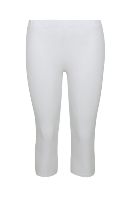 Corsaire legging en coton uni-Paprika-1