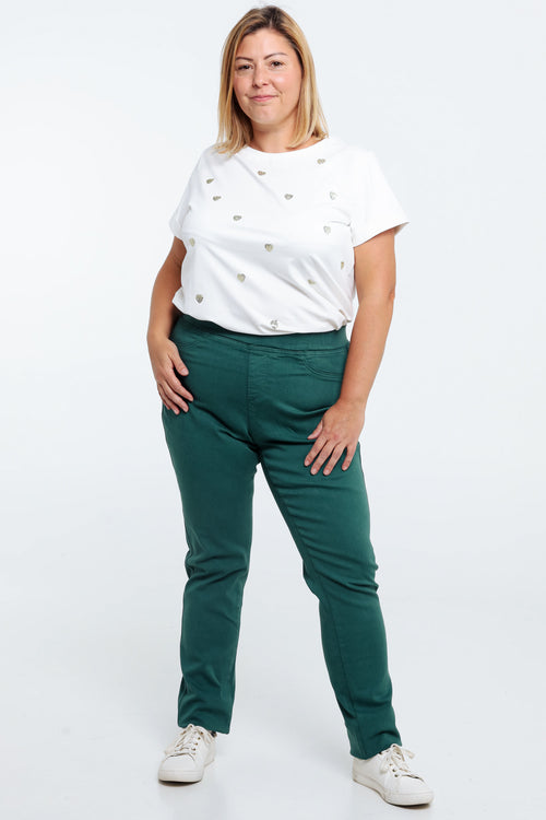 Jegging slim Lolly L32 en coton bio-Paprika-5