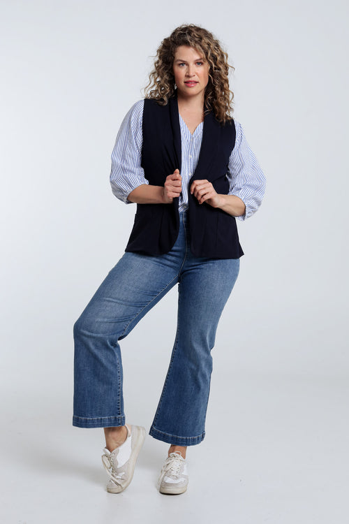 Gilet blazer uni-Paprika-7