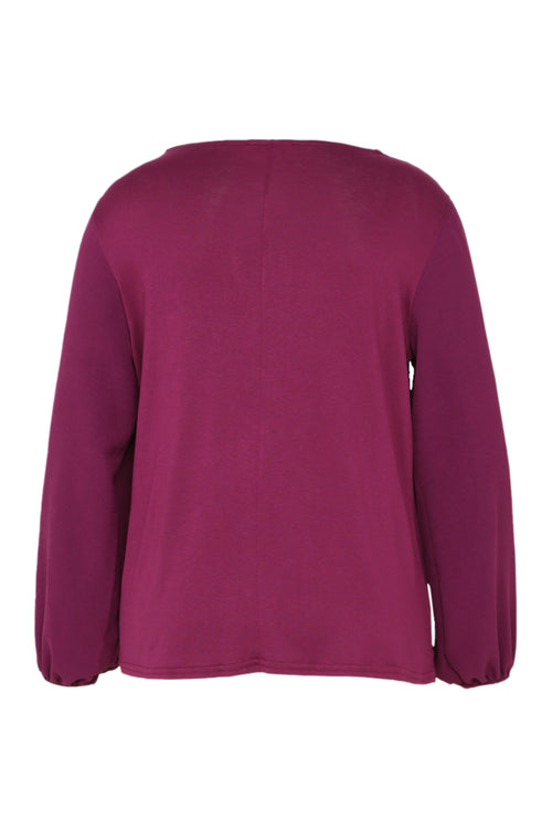 T-shirt avec lurex et bijou-Paprika-11