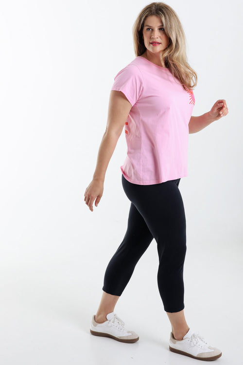 Legging 3/4 en coton bio-Paprika-8