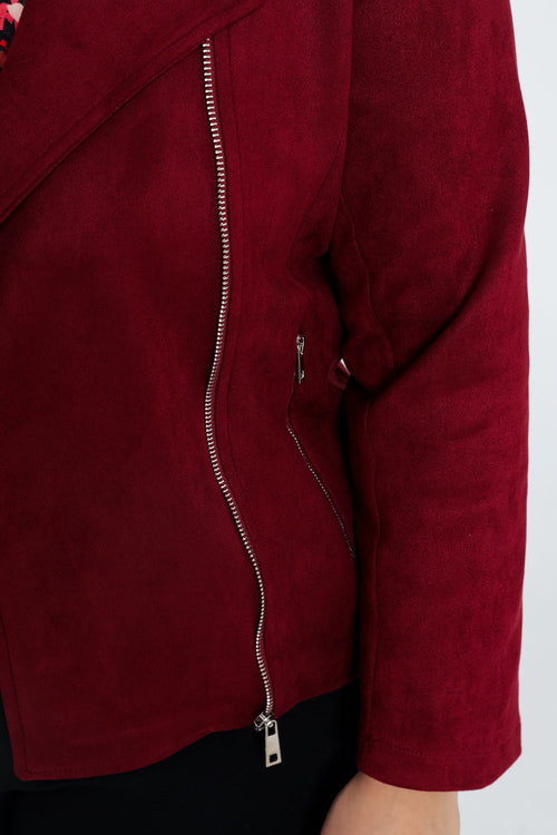 Perfecto uni col bouclette-Paprika-6