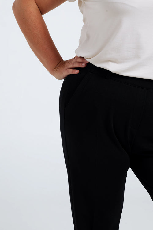 Pantalon slim avec surpiqûre-Paprika-6