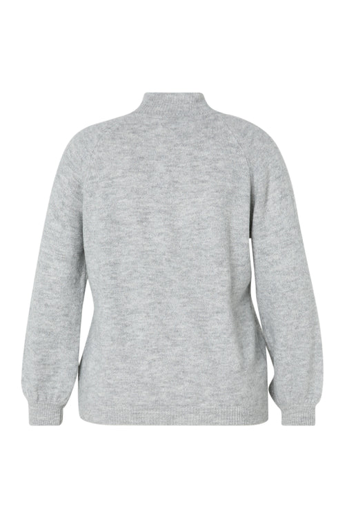 Pull uni avec lurex-Paprika-11