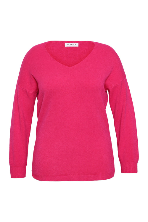 Pull en viscose uni-Paprika-10
