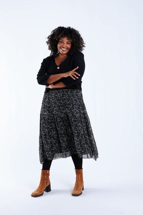 Robe 2 en 1 imprimé floral-Paprika-7