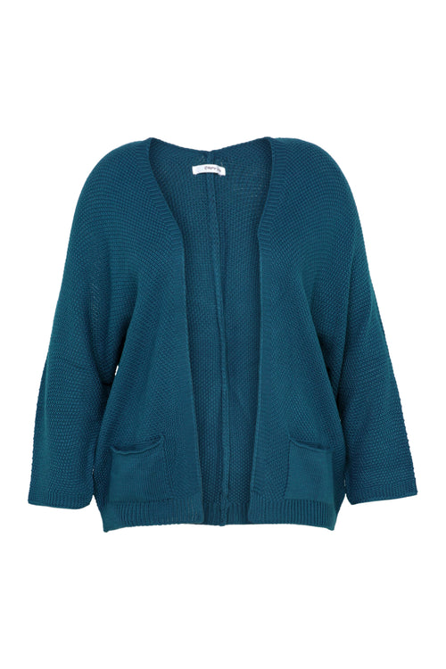 Cardigan point grain de riz-Paprika-10