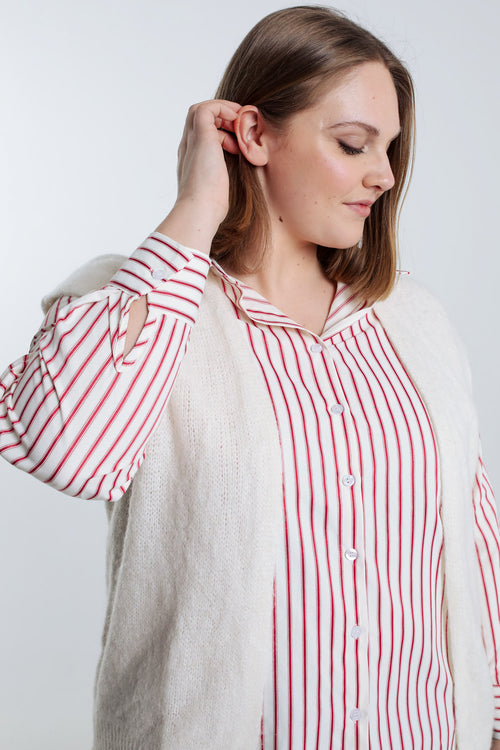 Gilet sans manches uni-Paprika-3