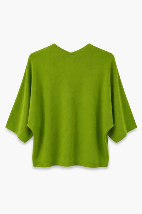 Gilet en viscose uni-Paprika-2