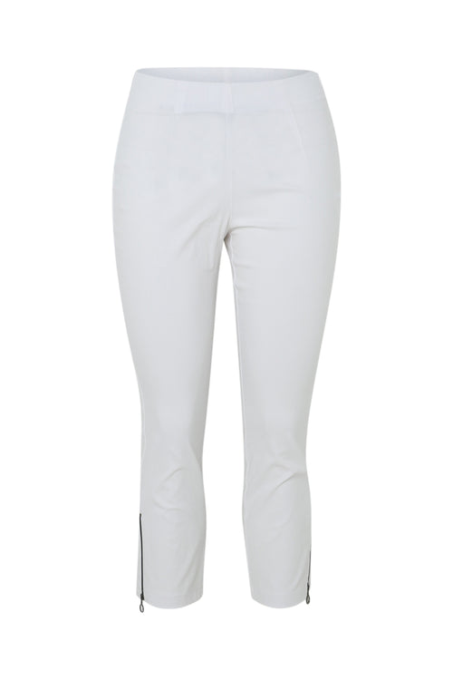 Pantalon bengaline 3/4 uni-Paprika-1