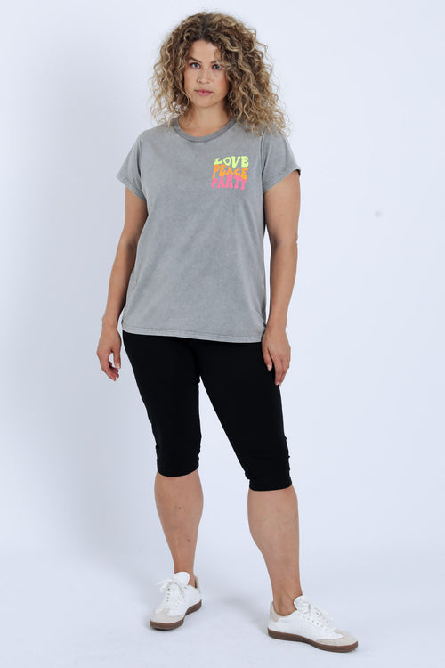 Corsaire legging en coton uni-Paprika-7