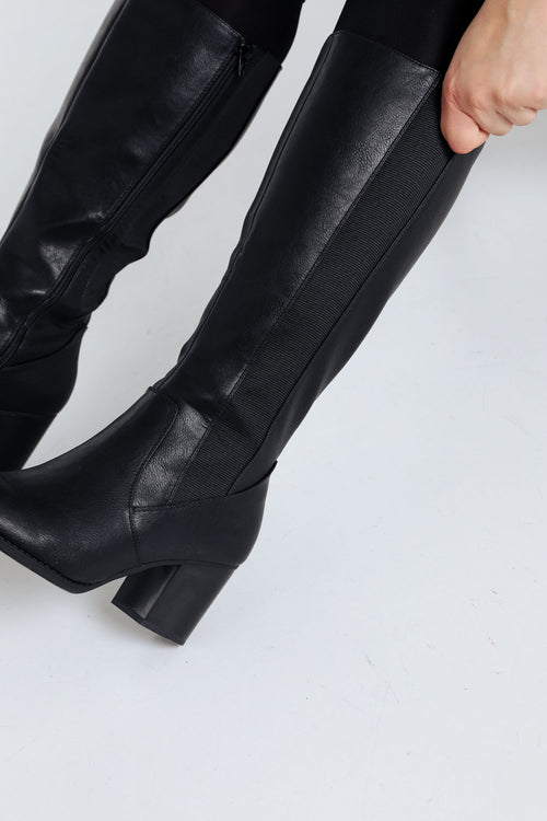 Bottes classiques à talons-Paprika-4