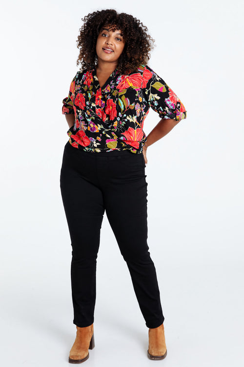Jegging slim Lolly L32 en coton bio-Paprika-7