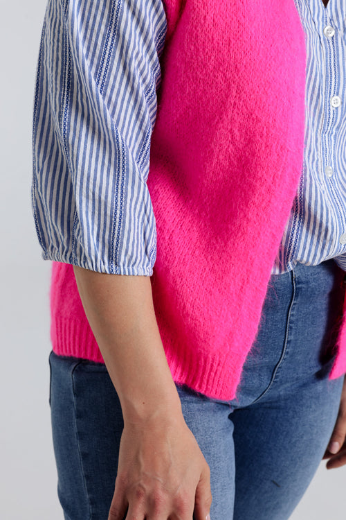 Gilet sans manches uni-Paprika-4